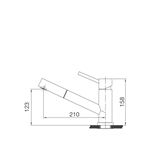 Vòi rửa chén nóng lạnh Malloca K110-S / Inox 304, có dây rút